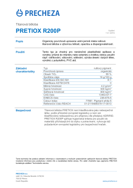 pretiox r200p - PRECHEZA as