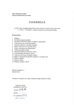 informuj e - Komorn&iacute; Lhotka