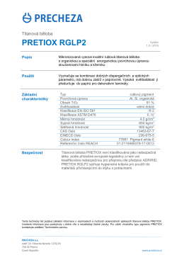 pretiox rglp2 - PRECHEZA as