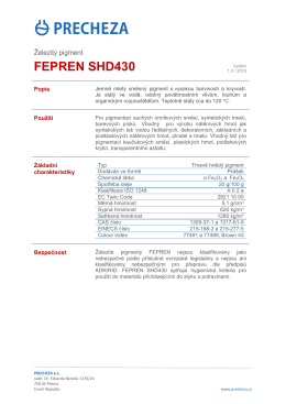 SHD430 - PRECHEZA as