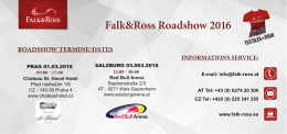 Falk&Ross Roadshow 2016 - TEXTILES on TOUR
