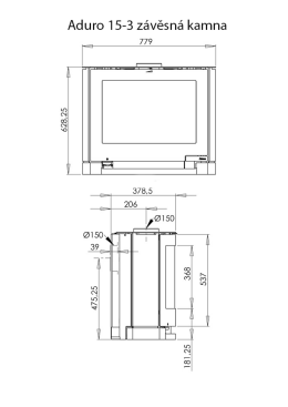 Page 1 : Aduro 15-3 z&aacute;věsn&aacute; kamna