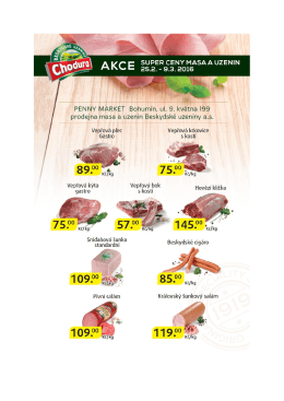 Super ceny masa a uzenin