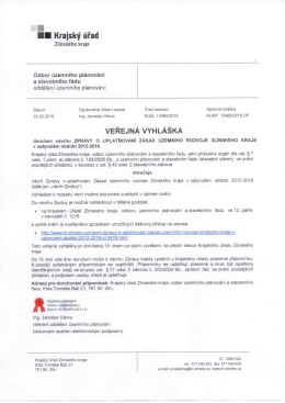 Veřejná vyhláška
