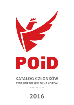 Katalog 2016 - Związek Polskie Okna i Drzwi