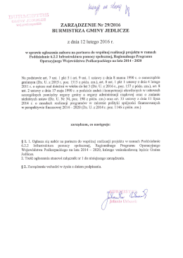W w szl/mg - Gmina Jedlicze