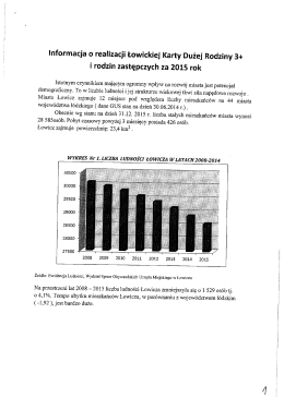 Informacja o realizacji Łowickie] Karty Dużej Rodziny 3+ i rodzin