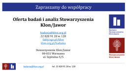 Oferta badawcza Klon/Jawor (PDF 970kB)