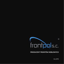 Katalog front&oacute;w meblowych luty 20164.14 MB