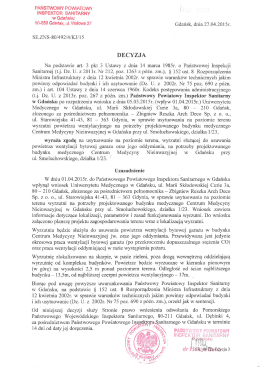 dec.32 PWIS terenowa wyrzutnia oddymiania