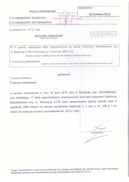 Zniszczone tablice ogłoszeniowe