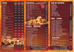 pobierz PDF - caffe bar wielbark