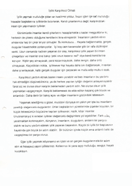 Darem Kadiroğulları - İyilik Karşılıksız Olmalı (Birinci)