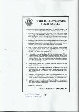 GİRNE BELEDİYEsi`ndeı