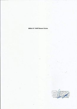 B&ouml;l&uuml;m D: Teklif Sunum Formu