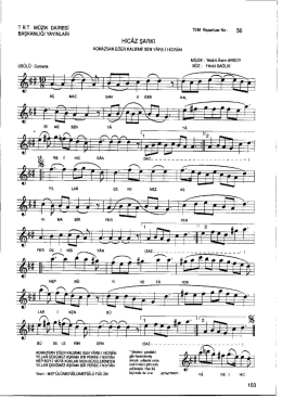 trt müzik daıresı başkanlığı yayınları