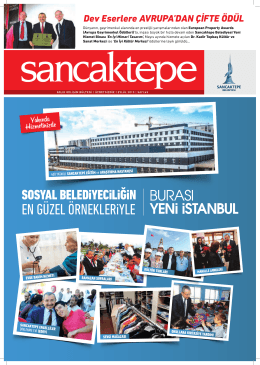 EN GÜZEL ÖRNEKLERiYLE - Sancaktepe Belediyesi