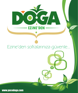 Y&uuml;ce Doğa Gıda - Katalog &Ccedil;alışması Konvertli CS5