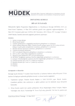 2015 GENEL KURULU