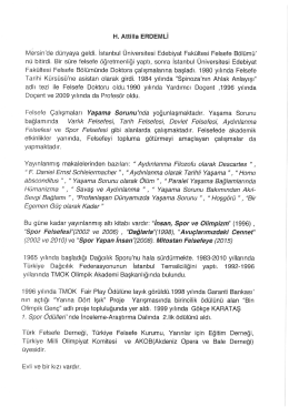 H. Attıııa ERDEMLİ Mersin`de d&uuml;nyaya geldi