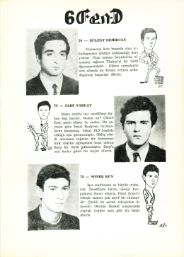1969 Pertevniyal Lisesi Mezuniyet Yıllığı 6 Fen / D