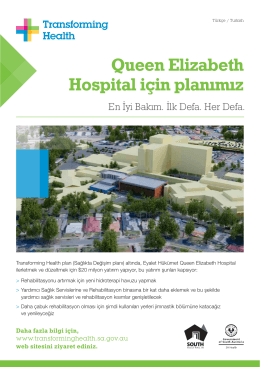 Our plan for The Queen Elizabeth Hospital