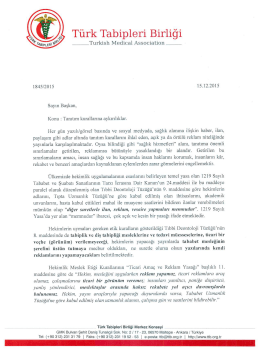 T&uuml;rk Tabipleri Birliği