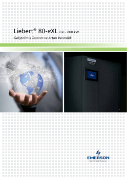 Liebert® 80-eXL160 - Emerson Network Power