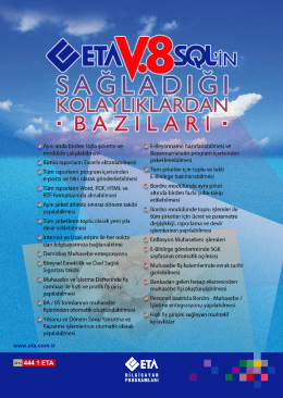 0 Aynı anda birden fazla şirkette ve mod&uuml;lde &ccedil;alışılabilmesi E