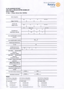 ULUSLARARASI ROTARY - Rotary 2440. Bölge