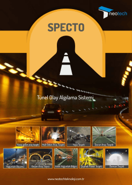 SPECTO Tünel Olay Algılama Sistemi