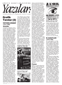 YAZILAR Ekim 1991 / Sayı 48 Grafik Tarzlar