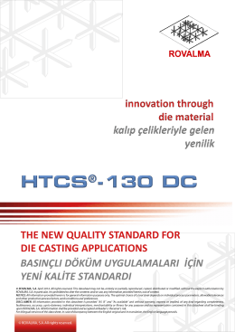 HTCS® 130 DC Sıcak İş Takım Çeliği