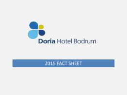 E-Broşür - Doria Hotel