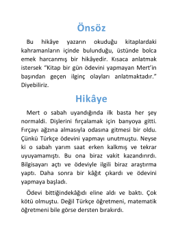Mertin Türkçe Ödevi - ANKARA / ETİMESGUT