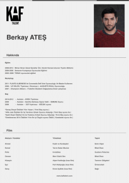 Berkay ATEŞ - Kaf Talent