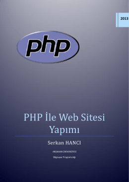 Adım Adım PHP Web Sitesi Öğreniyorum