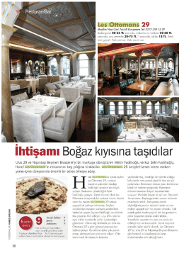 yeme-içme dünyasında önemli bir adres olmaya aday.