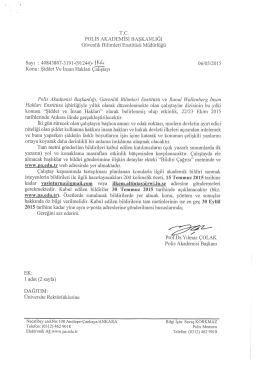 rc. POLİS AKADEMİSİ BAŞKANLIĞI