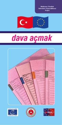 Dava A&ccedil;mak - Mutlu Erden Hukuk B&uuml;rosu