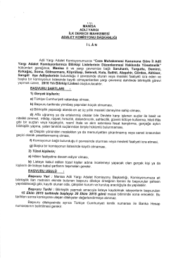 MANİSA
