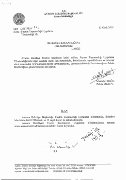 Fayton Taşımacılığı Uygulama Y&ouml;netmeliği i&ccedil;in