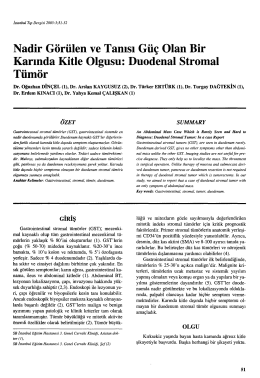 Full Text  - İstanbul Tıp Dergisi