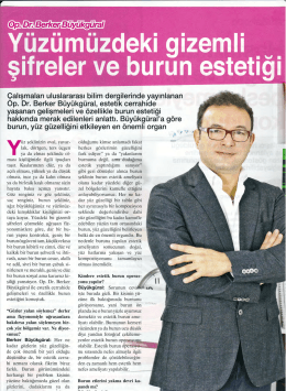 üzümüzdeki gizemli - Op. Dr. Berker Büyükgüral