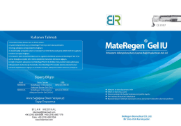 MateRegen Gel Broş&uuml;r
