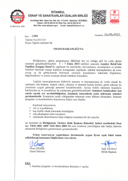 23 Nolu Genelge 2015