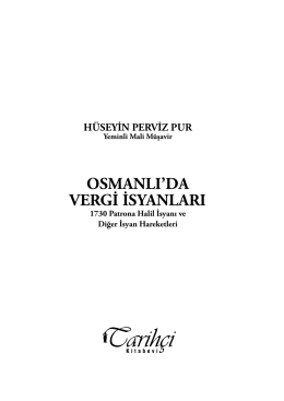 Osmanlı`da Vergi İsyanları