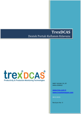 TrexDCAS Destek Portalı Kullanım Kılavuzu