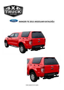 Ford Ranger T6 Ürün Kataloğu