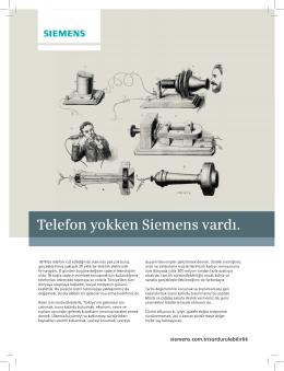Telefon yokken Siemens Vardı.